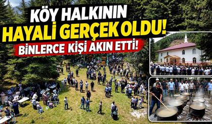 Bin kişi aynı duada buluştu! Yaylada tarihi gün