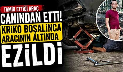 Tamir etmek istediği aracının altında kalan şahıs hayatını kaybetti