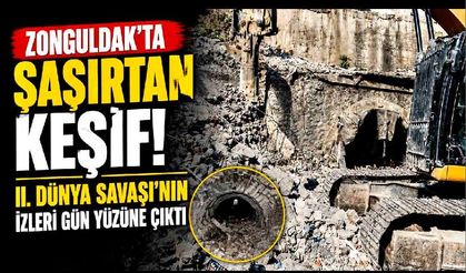 Bina yıkıldı sığınak ortaya çıktı