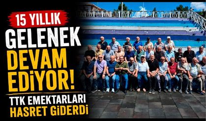 15 Yıllık Gelenek Devam Ediyor! TTK Emektarları Kozlu'da Hasret Giderdi