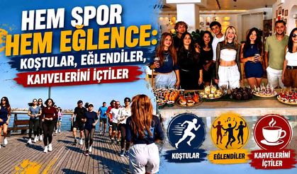 Hem Spor Hem Eğlence: Koştular, Eğlendiler, Kahvelerini İçtiler
