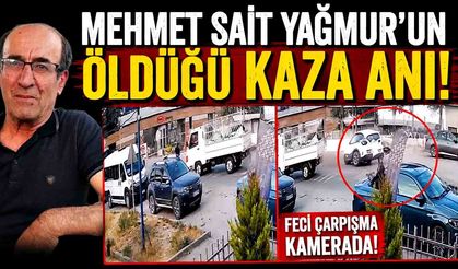 Bolu'da 1 kişinin öldüğü feci kaza kamerada