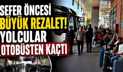 Sefer Öncesi Büyük Rezalet! Otobüs Su İçinde Kaldı