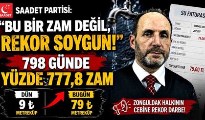 Saadet Partisi'nden Çok Sert Çıkış 798 Günde Yüzde 777,8 Zam!