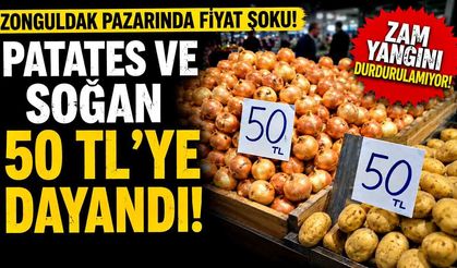 Zonguldak Halk Pazarında Yangın Büyüyor: Patates ve Soğan 50 TL’ye Dayandı!