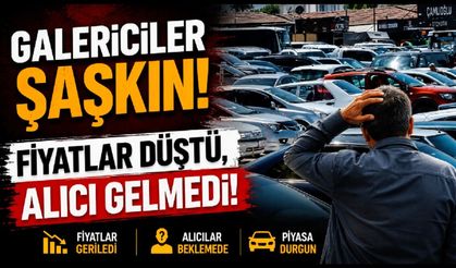 Galericiler Şaşkın! Fiyatlar Düştü, Alıcı Gelmedi!