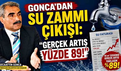 Gonca'dan Su Zammı Çıkışı: "Gerçek Artış Yüzde 89!"