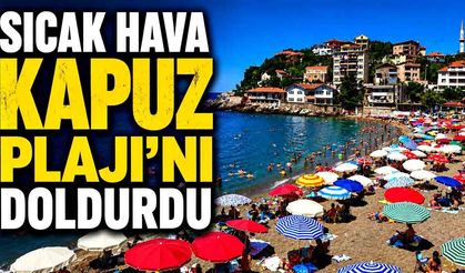 Sıcak Hava Kapuz Plajı'nı Doldurdu