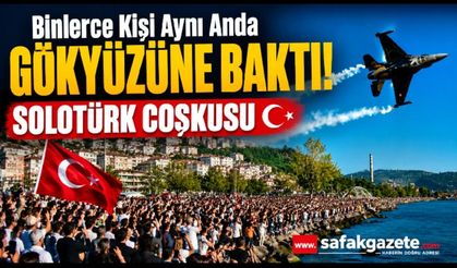 Ereğli'de Tarihi Gün! SOLOTÜRK Gösterisi Hayran Bıraktı