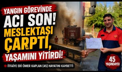 İtfaiye Eri Meslektaşının Aracının Altında Kaldı