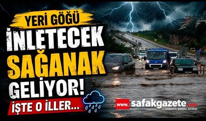 Meteoroloji uyardı! Bu illerde kuvvetli yağış geliyor