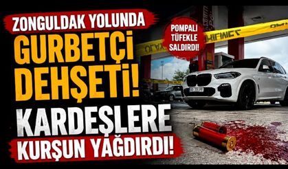 Zonguldak yolunda gurbetçi dehşeti! Kardeşlere kurşun yağdırdı