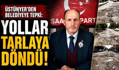 Üstünyer’den Belediyeye tepki: Zonguldak’ın yolları tarlaya döndü!