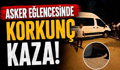 Düşen sis meşalesini almak isteyen çocuk minibüsün altında kaldı