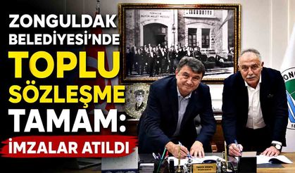 Zonguldak Belediyesi’nde toplu sözleşme tamam: İmzalar atıldı