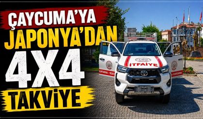 Çaycuma’ya Japonya’dan 4X4 takviye