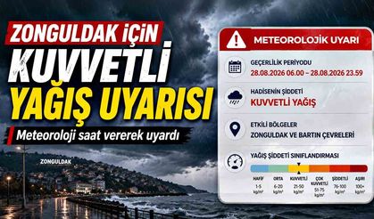 Zonguldak için kuvvetli yağış uyarısı: Saat verildi