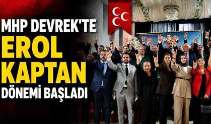MHP Devrek’te Erol Kaptan dönemi başladı