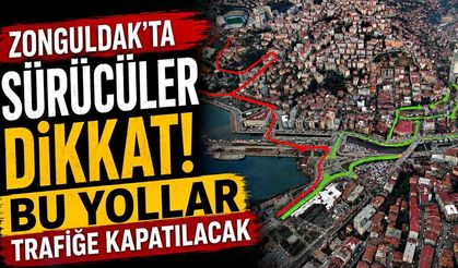 Zonguldak’ta sürücüler dikkat! Bu yollar trafiğe kapatılacak