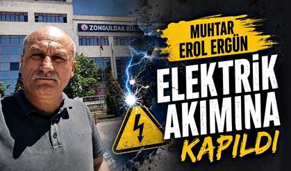 Muhtar Erol Ergün elektrik akımına kapıldı
