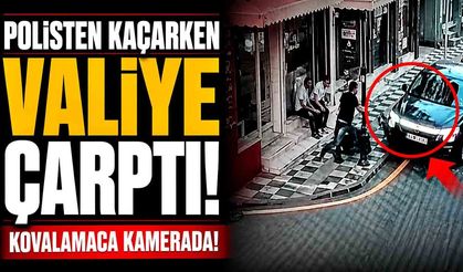 Polisten kaçarken valiye çarptı