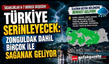 Serin ve yağışlı hava geliyor: Sıcaklıklar 7 derece birden düşecek