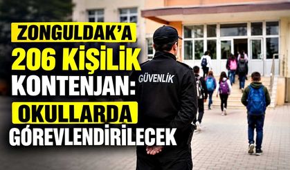 Zonguldak’a 206 kişilik kontenjan: Okullarda görevlendirilecek