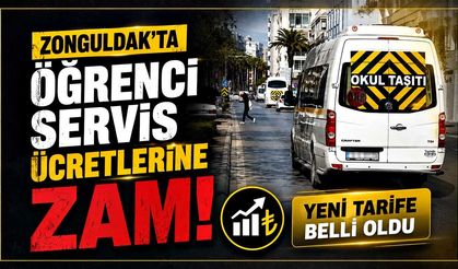 Zonguldak’ta öğrenci servis ücretlerine zam! Yeni tarife belli oldu