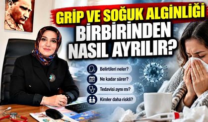 Grip ve soğuk algınlığı birbirinden nasıl ayrılır?