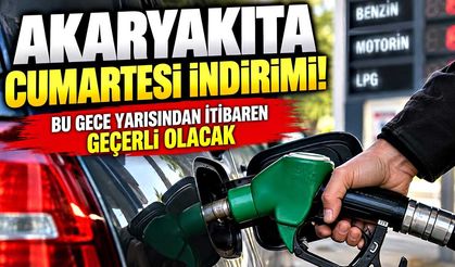 Akaryakıtta cumartesi indirimi: Motorine 4,09 TL düşüş bekleniyor