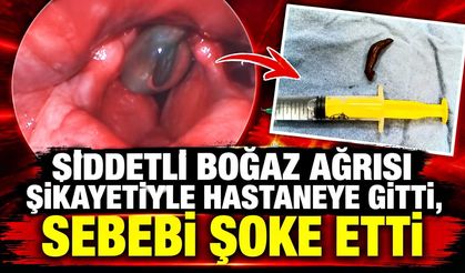 Şiddetli boğaz ağrısı şikayetiyle hastaneye gitti, sebebi şoke etti