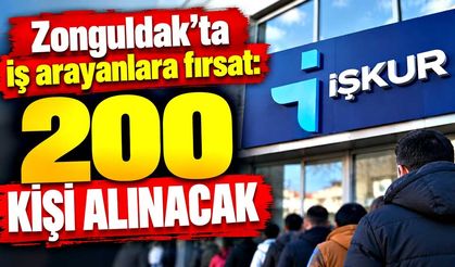 Zonguldak’ta İŞKUR TYP için 200 kişilik kontenjan