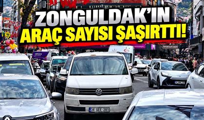 Zonguldak’taki araç sayısı belli oldu: Rakam dikkat çekti