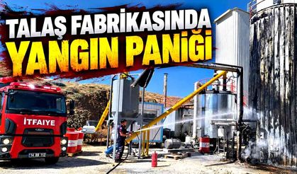 Talaş fabrikasında yangın paniği: Facia erken müdahaleyle önlendi