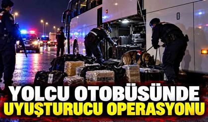 Yolcu otobüsünde uyuşturucu operasyonu