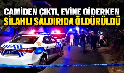 Camiden çıktı, evine giderken silahlı saldırıda öldürüldü
