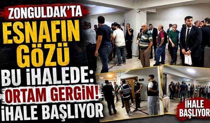 Zonguldak’ta esnafın gözü bu ihaledeydi: 13 taşınmaz için belediyede hareketli saatler!