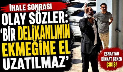 İhale iptali sonrası belediye önünde seslendi :”Herkes yaptığı yanlıştan geri dönsün”
