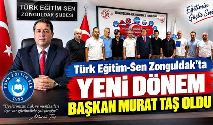 Türk Eğitim-Sen Zonguldak’ta yeni dönem: Başkan Murat Taş oldu