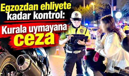 Bolu’da motosikletlilere gece denetimi: 100’e yakın araç kontrol edildi