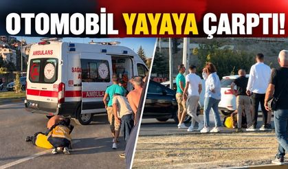 Yolun karşısına geçerken otomobil çarptı