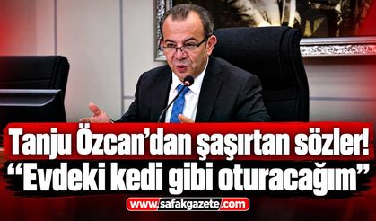 Tanju Özcan: Evdeki kedi gibi oturacağım!