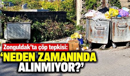 Zonguldak’ta çöp tepkisi