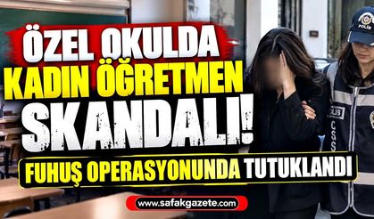 4 yıldır sınıf öğretmeniydi! Uyuşturucu ve fuhuş soruşturmasında tutuklandı