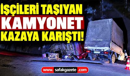 Kastamonu'da iki kamyonet çarpıştı! 9 kişi yaralandı
