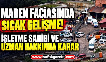 Zonguldak’taki maden faciasında 2 kişiye gözaltı kararı!