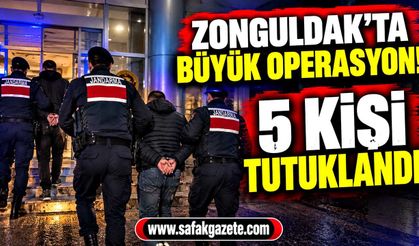 Zonguldak’ta büyük operasyon! Kokain ve dolar ele geçirildi