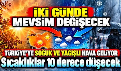 14 Ekim’den sonra hava sert değişecek: Sıcaklıklar 10 derece düşecek