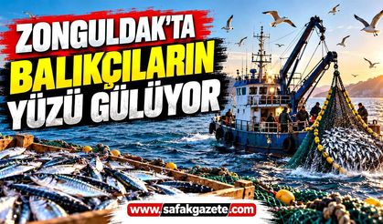 Zonguldak’ta balıkçıların yüzü gülüyor