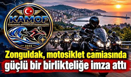 Zonguldak, motosiklet camiasında güçlü bir birlikteliğe imza attı